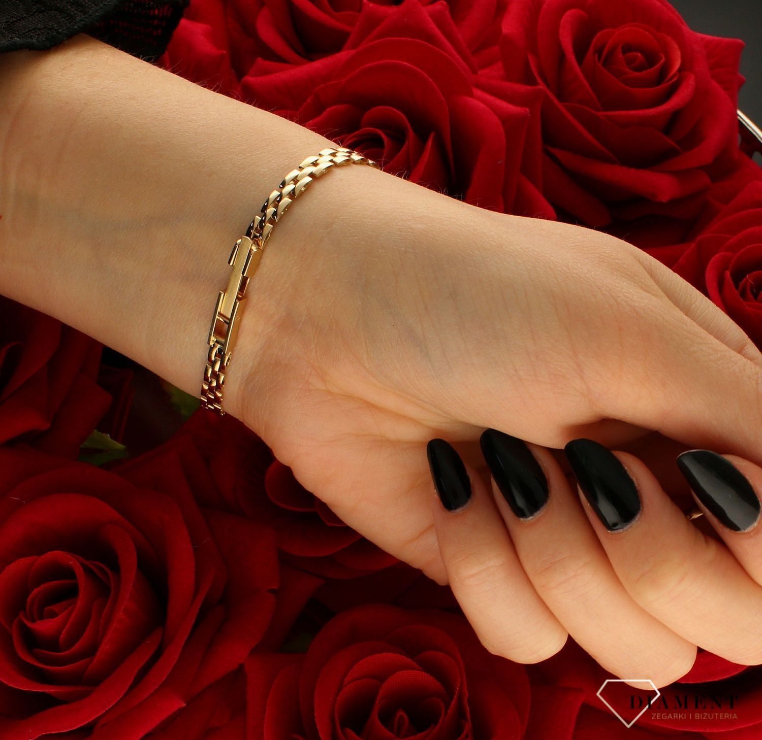 Złoty zegarek Geneve damski 585 biżuteryjna bransoletka ZG 178A. Złote zegarki- te szykowe czasomierze skierowane są dla osób ceniących elegancję i prestiż, a także stanowią ekskluzywny element biżuterii (2).jpg